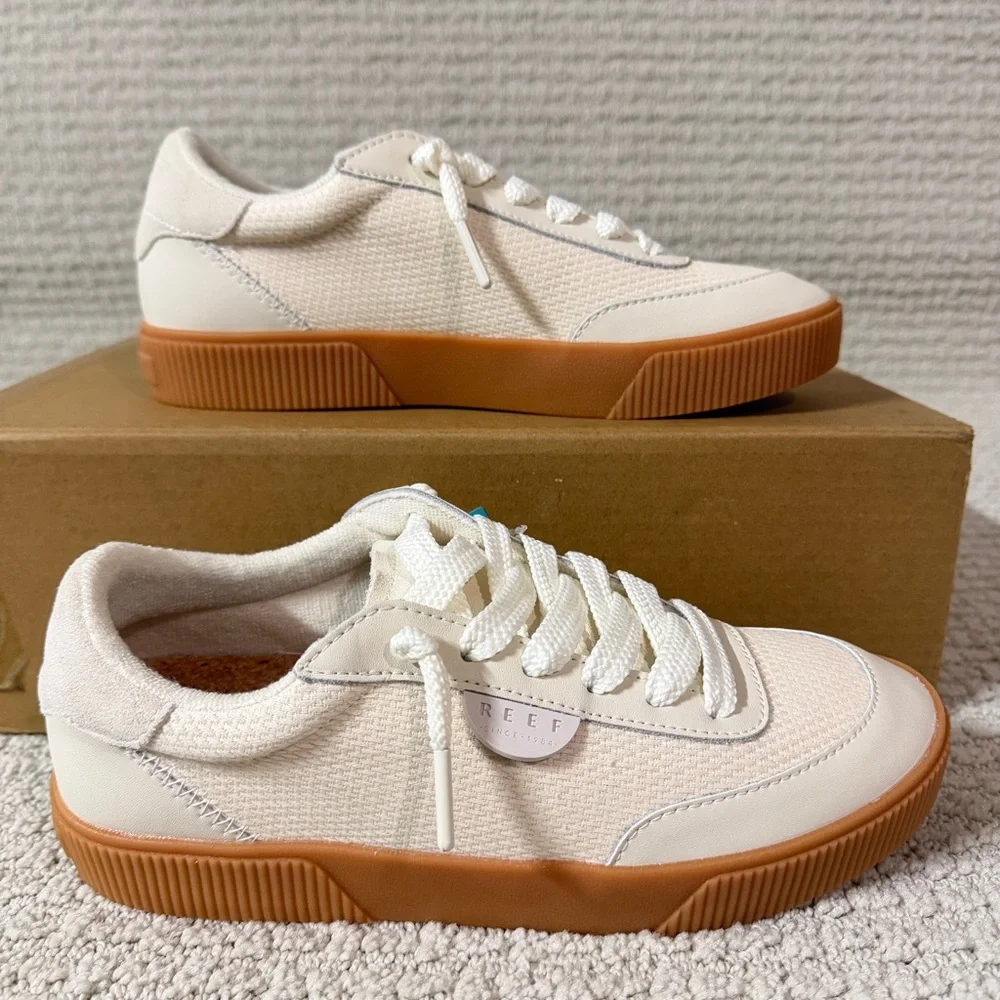 Reef Lay Day Seas Sneaker (Women). No Box - Picture 1 of 11